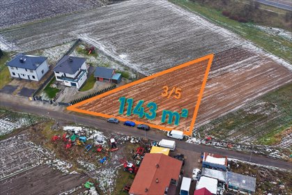 działka na sprzedaż 1143m2 działka Poznań, Krzesiny, Krzesiny, Rudzka