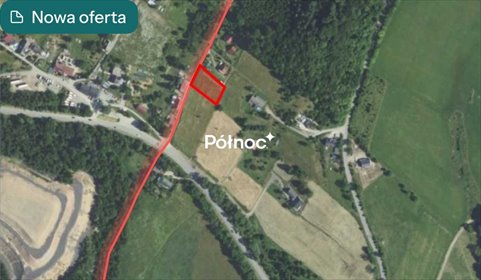 Widokowa działka 1283 m2 z warunkami zabudowy działka Czerwieńczyce