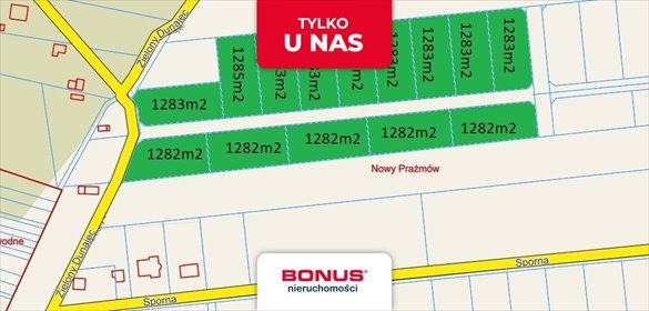 Działka 1283 m² w spokojnej okolicy, polecam! działka Nowy Prażmów