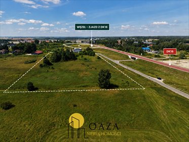 Na sprzedaż działka inwestycyjna 17 131 m² przy DK16 w Barczewie działka Barczewo, Wiśniowa