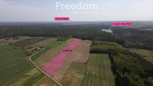 działka na sprzedaż 38945m2 działka Drwęck