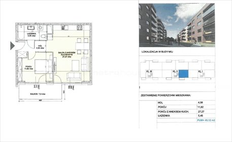 Nowoczesne 2-pokojowe mieszkanie z balkonem - Łódź Śródmieście mieszkanie Łódź, Śródmieście, Wólczańska