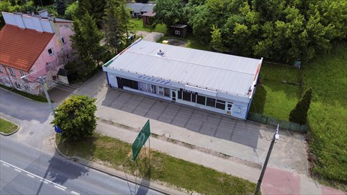 Na sprzedaż działka z pawilonem 285 m² przy DK 61 w Pułtusku lokal użytkowy Pułtusk, Daszyńskiego