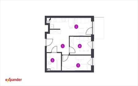 Na sprzedaż przestronne 3-pokojowe mieszkanie 47 m² z balkonem mieszkanie Łódź, Włókniarzy