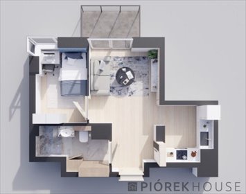 Polecam 2-pokojowe mieszkanie 35 m² z balkonem i miejscem w garażu mieszkanie Marki, Słoneczna