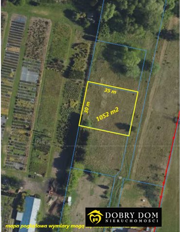 Działka budowlana 1052 m² z warunkami zabudowy, media, las działka Fasty