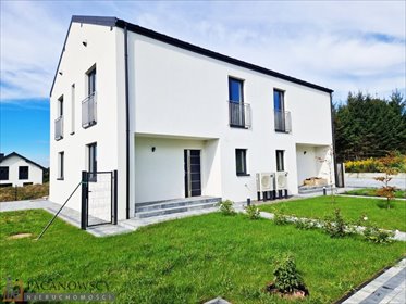 Nowoczesny bliźniak 115 m² z rekuperatorem i ogrodem. dom Łuczyce