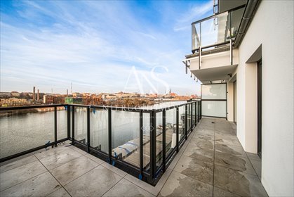 Sprzedam apartament z tarasem nad Odrą z panoramicznym widokiem mieszkanie Szczecin, Międzyodrze-Wyspa Pucka, Leona Heyki