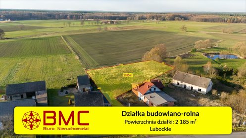 działka na sprzedaż 2185m2 działka Lubockie