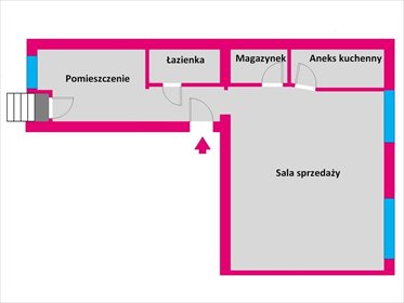 Lokal użytkowy na wynajem Rzeszów, Śródmieście, Jagiellońska 60m2 Foto 4