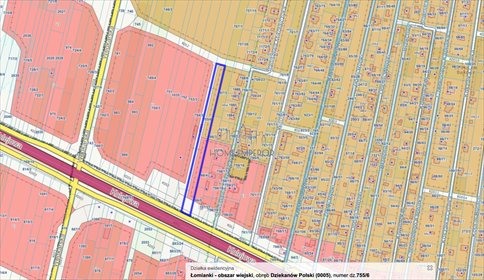 Polecam działkę 5 367 m² w Dziekanowie Polskim działka Dziekanów Polski, Kolejowa