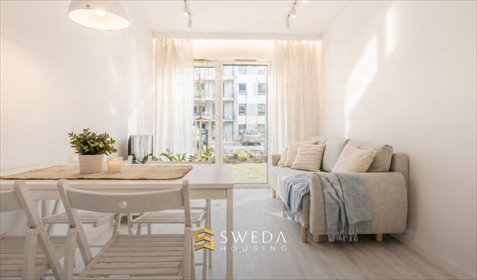 Komfortowe 35 m² z ogródkiem, pełne wyposażenie mieszkanie Gdańsk, Pastelowa