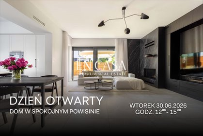 Przestronny bliźniak 229 m2 z ogrodem i nowoczesnymi udogodnieniami dom Warszawa, Wilanów, Wiechy