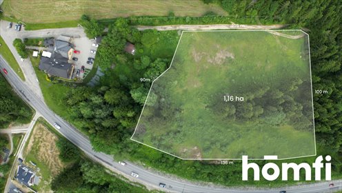Działka pod hotel i SPA, 1,16 ha, Krynica-Zdrój. działka Krynica-Zdrój, Cichy Kącik, Sądecka