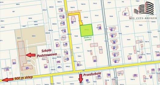 działka na sprzedaż 1275m2 działka Prawiedniki, Polarna