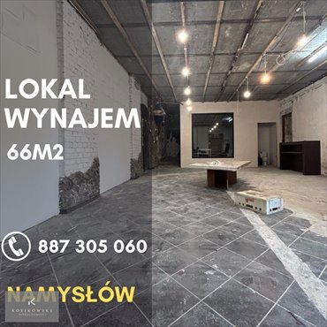 Lokal użytkowy 66 m² w Namysłowie - duża otwarta przestrzeń lokal użytkowy Namysłów, Namysłów