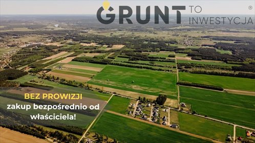 Na sprzedaż działki z lasem w Siedlcach 800 m² w spokojnej okolicy działka Siedlce