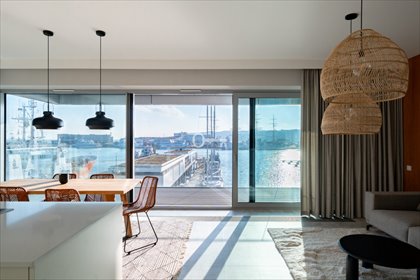 Luksusowy apartament z panoramicznym widokiem na marinę mieszkanie Gdynia, Śródmieście, Arkadiusza Rybickiego