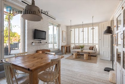 Unikatowe 80 m² z tarasem w Wilanowie (blisko infrastruktury) mieszkanie Warszawa, Wilanów, Adama Branickiego