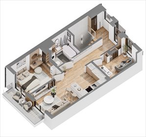 Zapraszam do mieszkania 65 m² z poddaszem i balkonem w Boguchwale mieszkanie Boguchwała, Techniczna