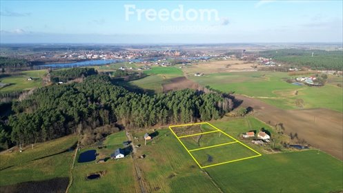 Działka w Adamowie przy lesie, media, 3003 m² działka Adamowo