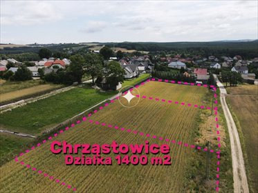 działka na sprzedaż 1400m2 działka Chrząstowice
