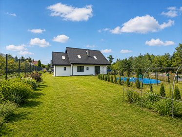 Nowoczesny dom z basenem i panoramicznymi oknami (120 m²) dom Sulmin, Dolina Żurawi
