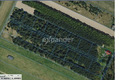 działka na sprzedaż 1000m2 działka Napoleon