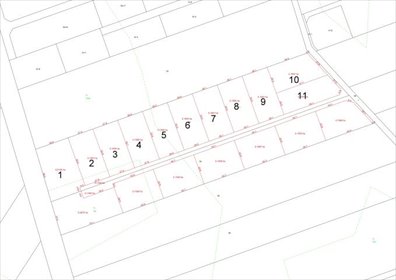 działka na sprzedaż 1500m2 działka Zosin, Chabrowa