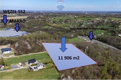 działka na sprzedaż 11906m2 działka Bielsko-Biała