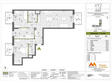 Sprzedam przestronne 4-pokojowe mieszkanie 86 m² z 3 balkonami w Warszawie mieszkanie Warszawa, Włochy, Okęcie, Komitetu Obrony Robotników