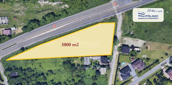 działka na sprzedaż 5633m2 działka Sarnów, Źródlana