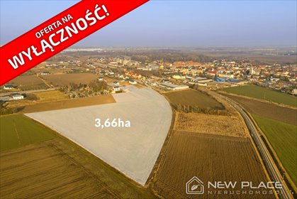 Działka usługowa 36 650 m² w Kobierzycach - MPZP działka Kobierzyce, Inwestycyjna