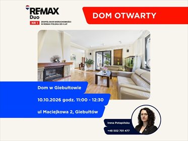 Przestronny dom 298 m² z garażem i potencjałem inwestycyjnym polecam dom Giebułtów, Maciejkowa