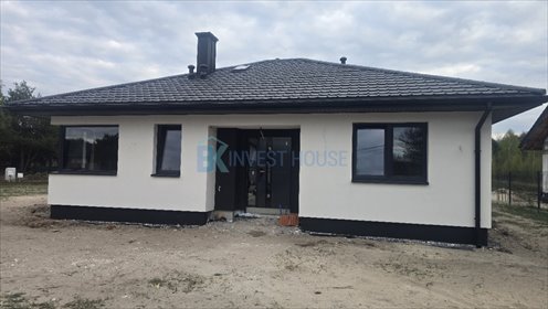 Nowoczesny dom parterowy 85m2, las, blisko Warszawy dom Ludwinów