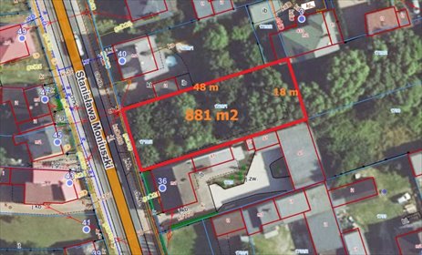 działka na sprzedaż 881m2 działka Żarki