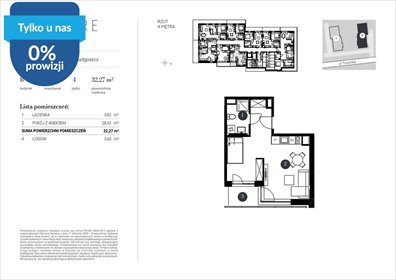 Nowoczesne 33,29 m² na sprzedaż w Bydgoszczy mieszkanie Bydgoszcz, Toruńska