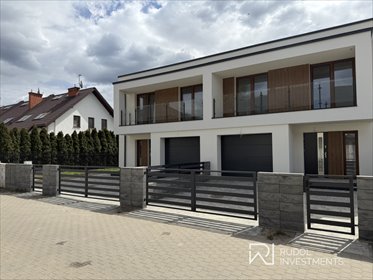 Nowoczesny dom bliźniaczy 125 m² z garażem i ogrodem dom Warszawa, Rembertów, Gontarska