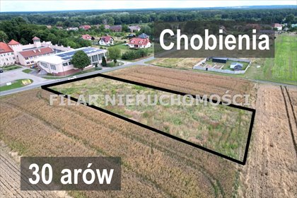 Działka 30 arów w Chobieni - blisko natury i infrastruktury działka Chobienia