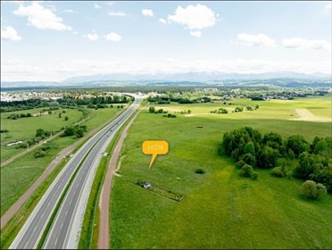 Działka inwestycyjna 2250 m² blisko Zakopianki, widoki działka Ludźmierz, Grel