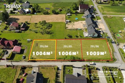 Działka 1004 m² z pełnym uzbrojeniem - idealny kwadrat działka Pogwizdów, Zachodnia