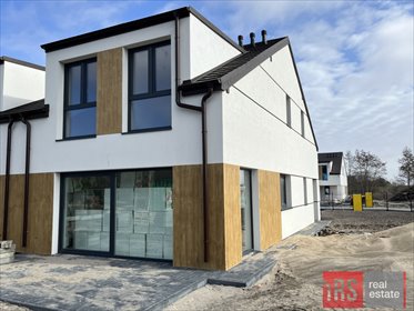 Nowoczesny bliźniak 123 m² z garażem i ogrodem polecam dom Grzybowo