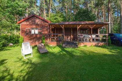 Domek nad jeziorem | Rybno | 350 m² działki dom Rybno
