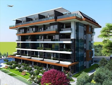 Stylowe 2-pokojowe apartamenty z basenem i udogodnieniami mieszkanie Alanya, Kestel, Alanya, Antalya