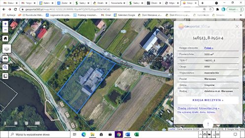 działka na sprzedaż 5542m2 działka Warszawa, Ursynów