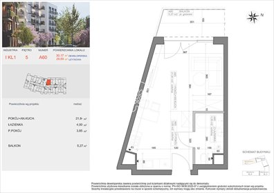 mieszkanie na sprzedaż 30m2 mieszkanie Bydgoszcz, Bocianowo, Pomorska