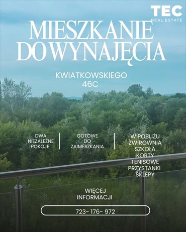 Nowoczesne 2-pokojowe mieszkanie z widokiem na Wisłok. mieszkanie Rzeszów, Drabinianka