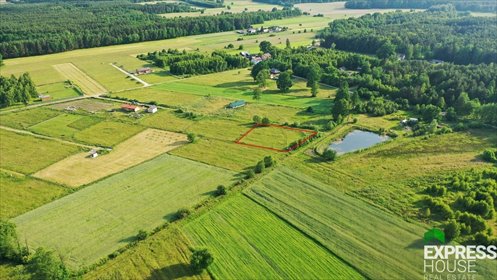 Działka pod dom w otoczeniu Mazowieckiego Parku Krajobrazowego działka Osieck, Kąciki, Wiosenna
