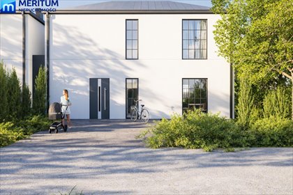 Ekskluzywny bliźniak 127m2 z panoramicznymi oknami dom Milanówek