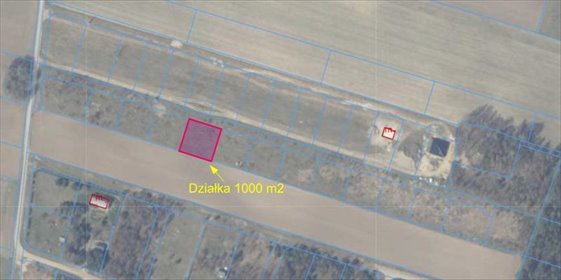 działka na sprzedaż 1000m2 działka Cewlino, Wiśniowa